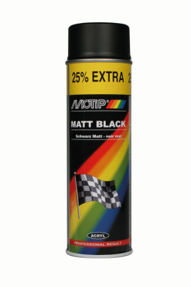 MOTIP RALLYE ZWART MAT 500ML (1ST)