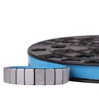 KLEEFGEWICHTEN ZILVER GECOAT FE-VZ 1200X5 GR (ROL