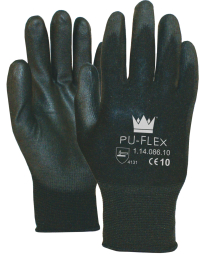 PU HANDSCHOEN ZWART X-LARGE MT9 (1 PAAR)