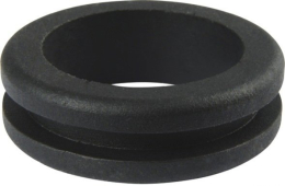 PVC DOORVOERTULE OPEN ZWART 11,0X12,5X19MM (h=6,4)