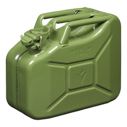 JERRYCAN METAAL GROEN UN- & TÜV/GS-GEKEURD 10 LITE