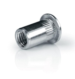 BLIND KLINKMOER ALUMINIUM KARTEL M4X10MM (0,3-3,0M