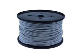 ENKELADERIGE KABEL PVC 0,35MM2 GRIJS (1M-100/ROL)