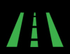 Lane assist actief dashboard lampje