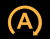 Auto start/stop dashboard lampje