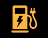 Accuspanning elektrische auto's dashboard lampje