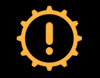 Noodloop dashboard lampje