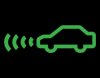 Adaptive cruise control dashboard lampje