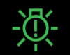 Interieurverlichting aan dashboard lampje