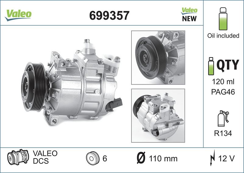 Compressor, airconditioning
