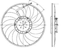 Koelventilatorwiel