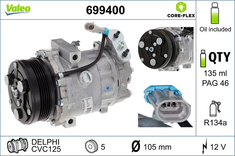 Compressor, airconditioning