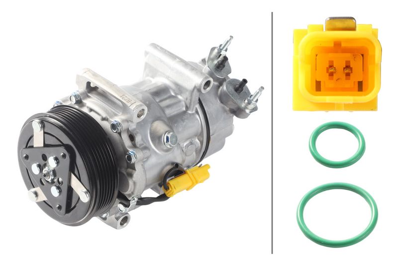 Compressor, airconditioning