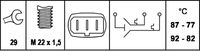Temperatuurschakelaar, radiateurventilator