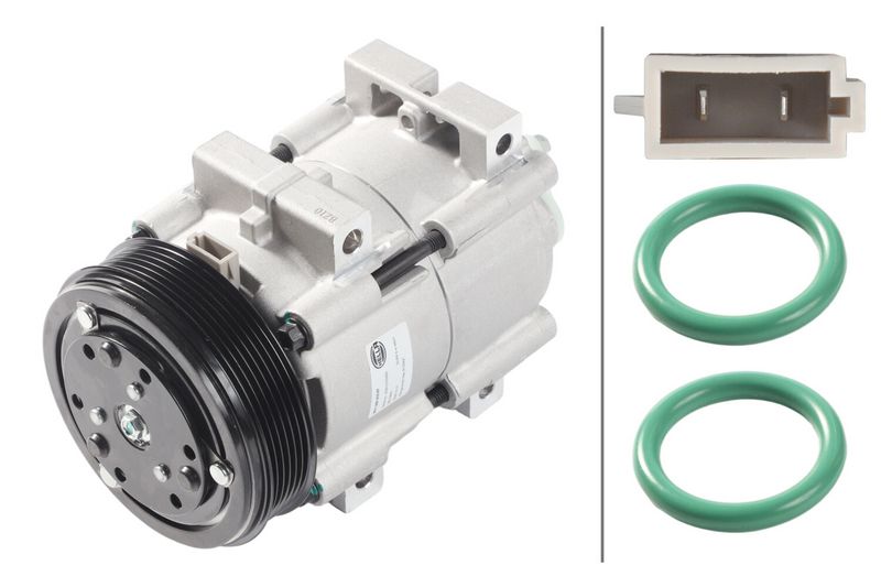 Compressor, airconditioning