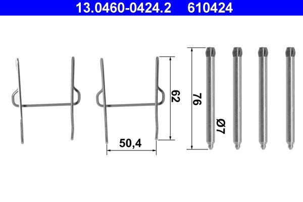 Accessoireset, schijfremblok