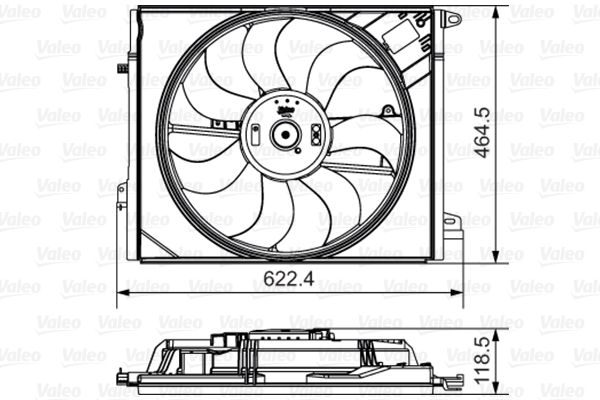 Koelventilatorwiel