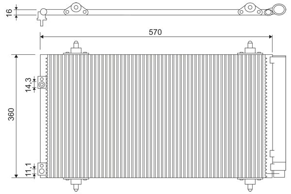 Condensor, airconditioning