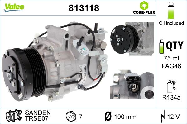 Compressor, airconditioning