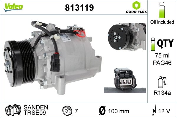 Compressor, airconditioning