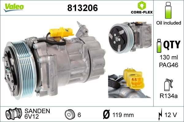 Compressor, airconditioning