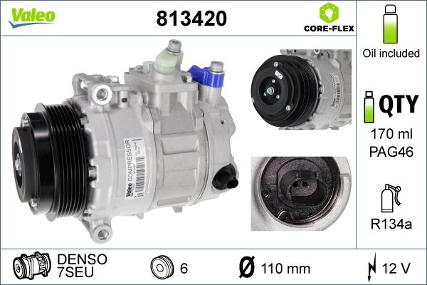 Compressor, airconditioning