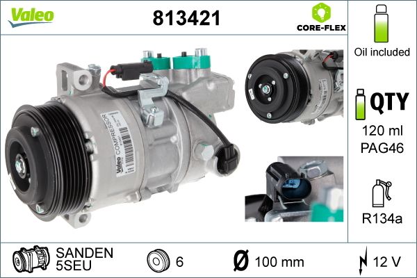 Compressor, airconditioning