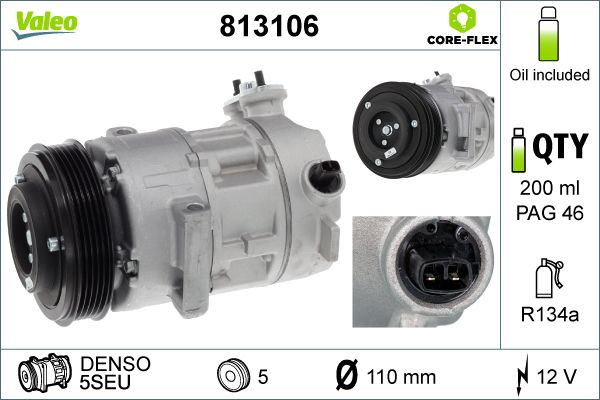 Compressor, airconditioning
