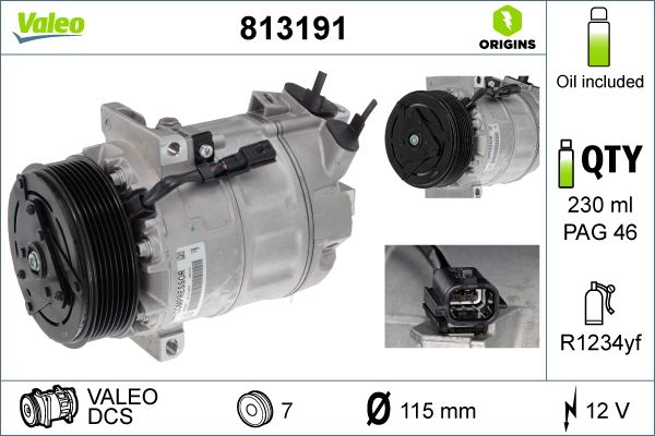 Compressor, airconditioning