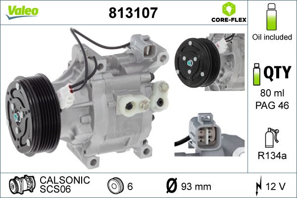 Compressor, airconditioning