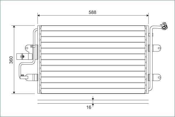 Condensor, airconditioning