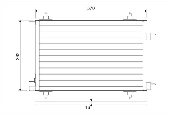 Condensor, airconditioning