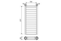 Kachelradiateur, interieurverwarming