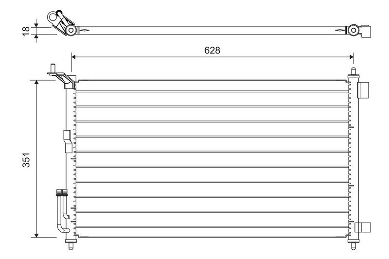 Condensor, airconditioning