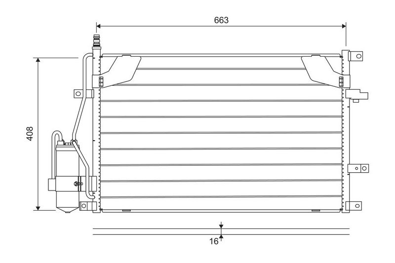Condensor, airconditioning