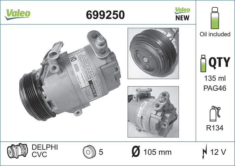 Compressor, airconditioning