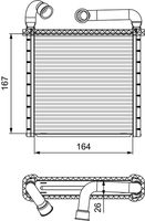 Kachelradiateur, interieurverwarming
