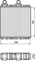 Kachelradiateur, interieurverwarming