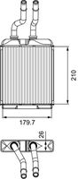 Kachelradiateur, interieurverwarming