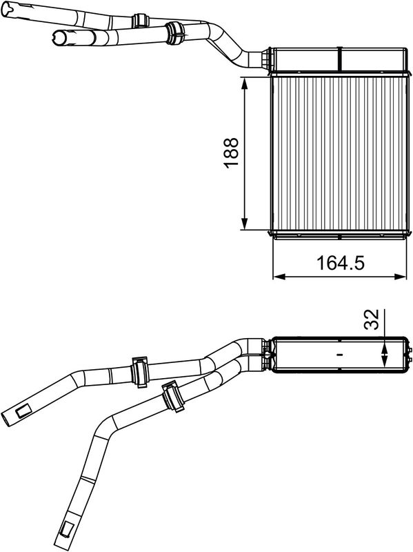 Kachelradiateur, interieurverwarming