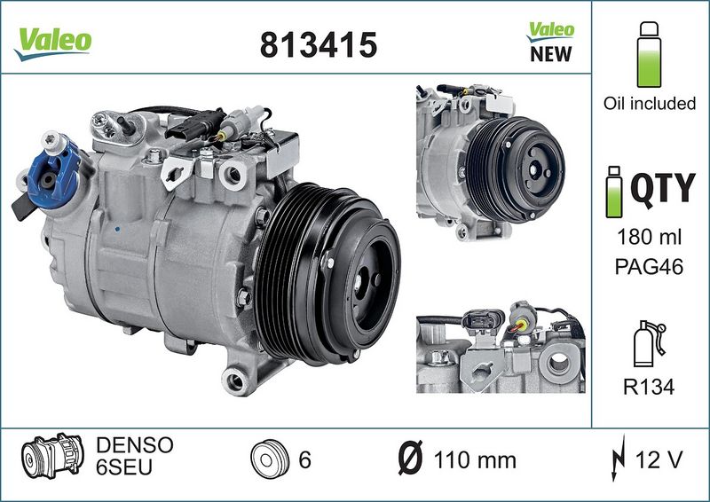 Compressor, airconditioning