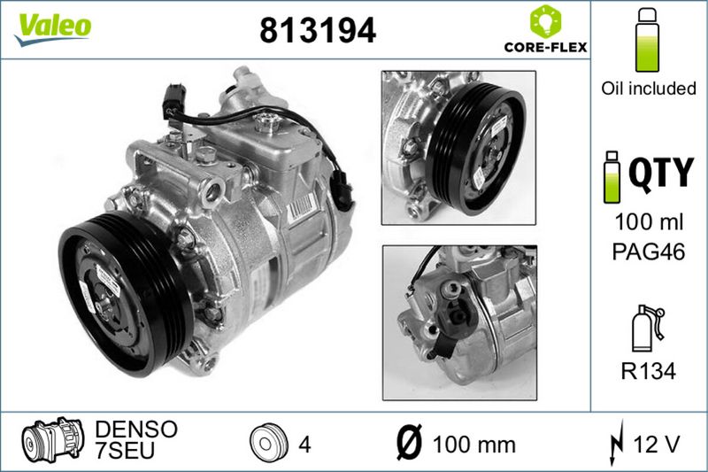 Compressor, airconditioning