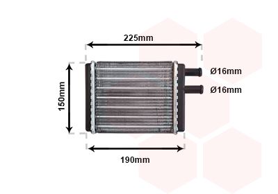 Kachelradiateur, interieurverwarming