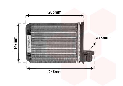 Kachelradiateur, interieurverwarming