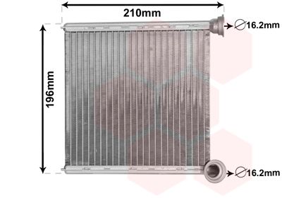 Kachelradiateur, interieurverwarming