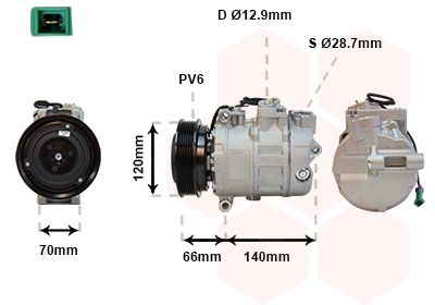 Compressor, airconditioning