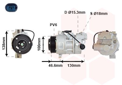 Compressor, airconditioning