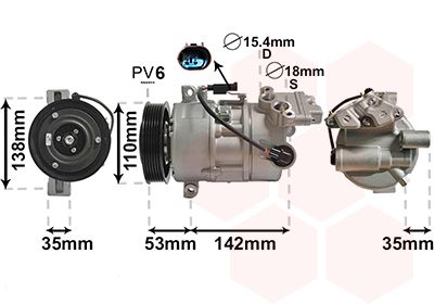 Compressor, airconditioning