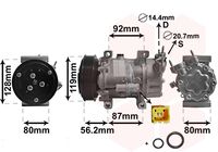 Compressor, airconditioning