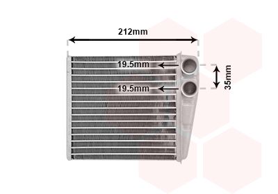 Kachelradiateur, interieurverwarming